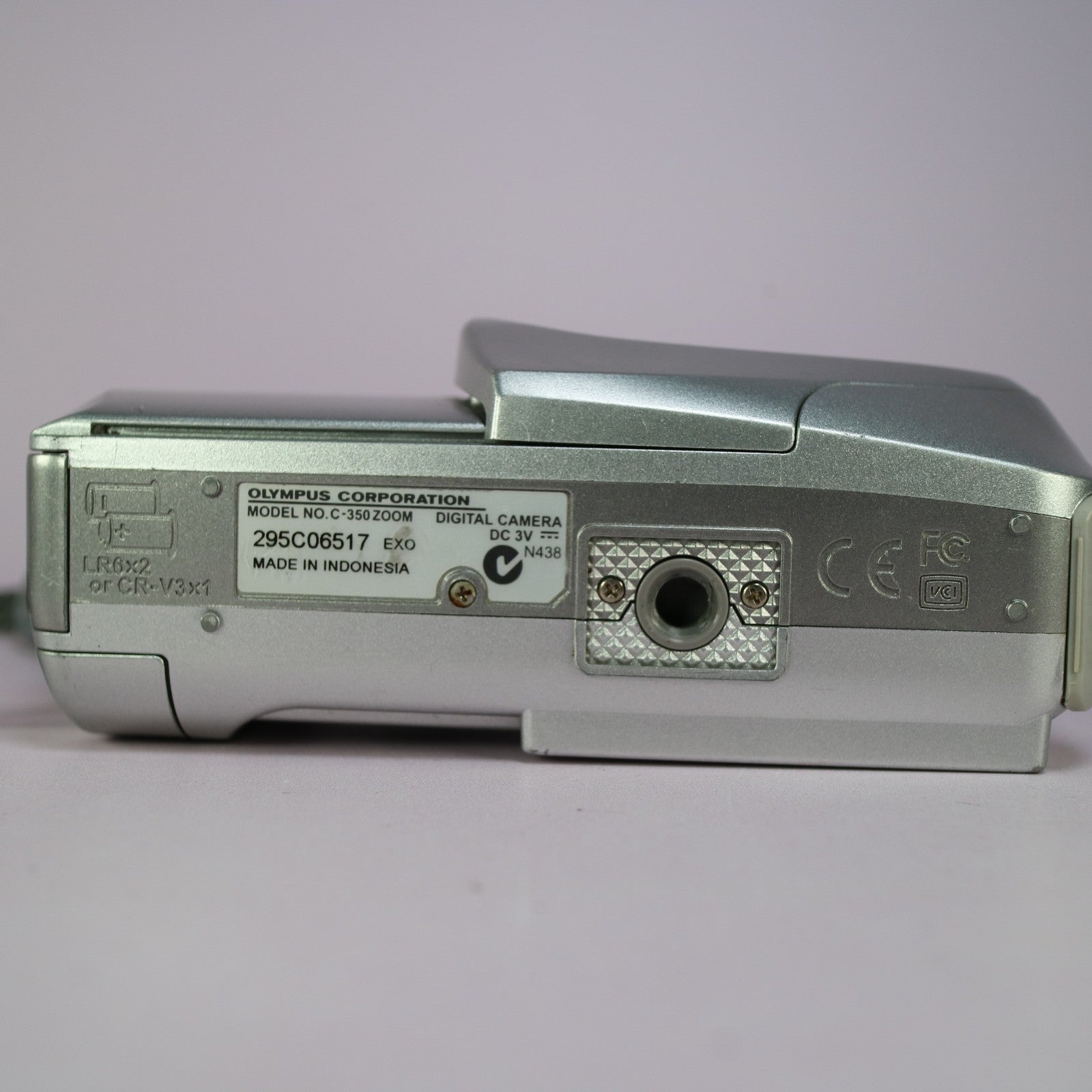 Olympus Digital Camera Camedia C-350 Zoom 3.2MP Silver Tested