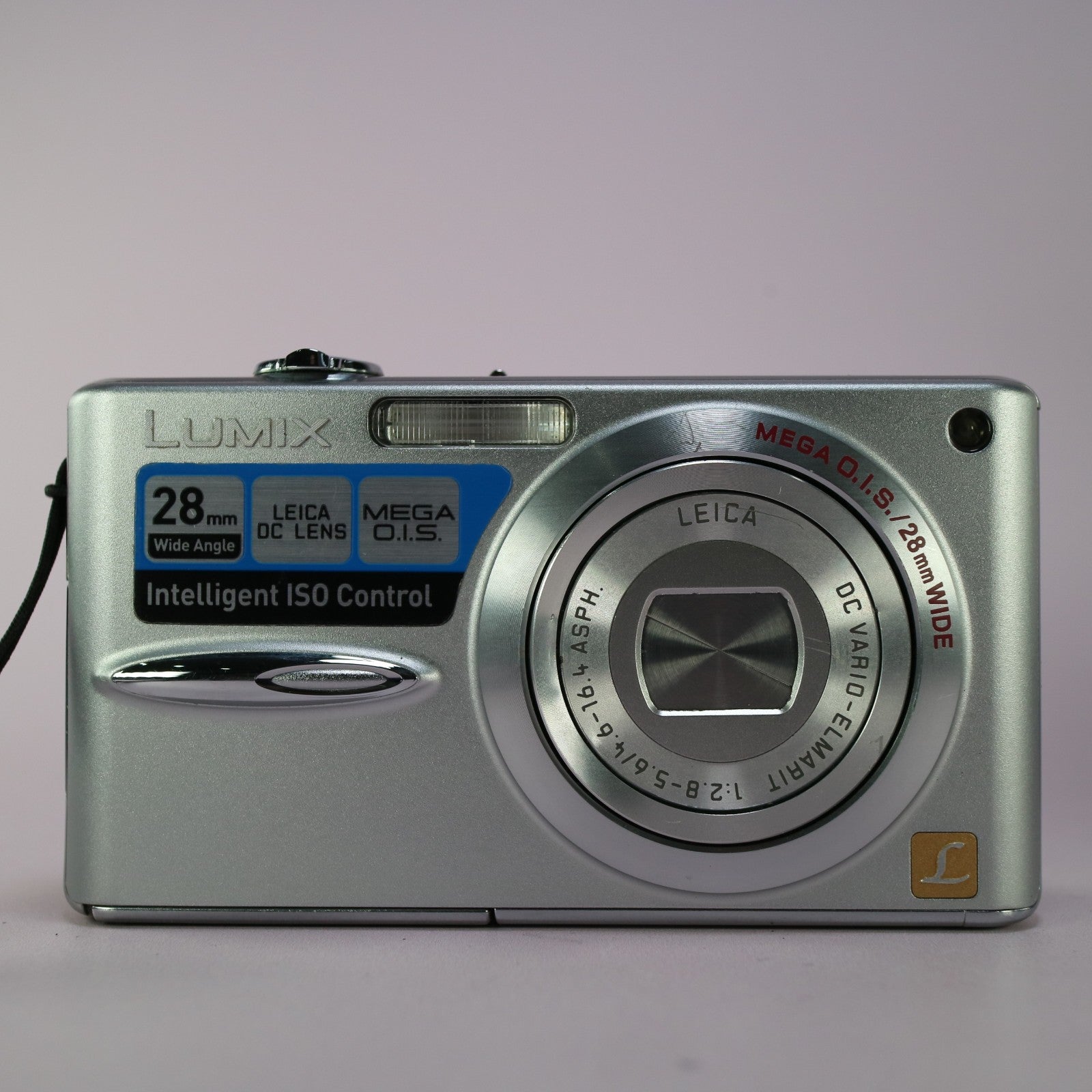 Panasonic Digital Camera Lumix DMC-FX30 7.2MP Silver Tested Full Working Set