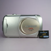 Olympus Camedia C-160 Zoom 2.0MP Digital Camera Silver Tested With xD Card
