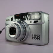 Pentax Espio 135M 35mm Film Point and Shoot Camera Silver Tested