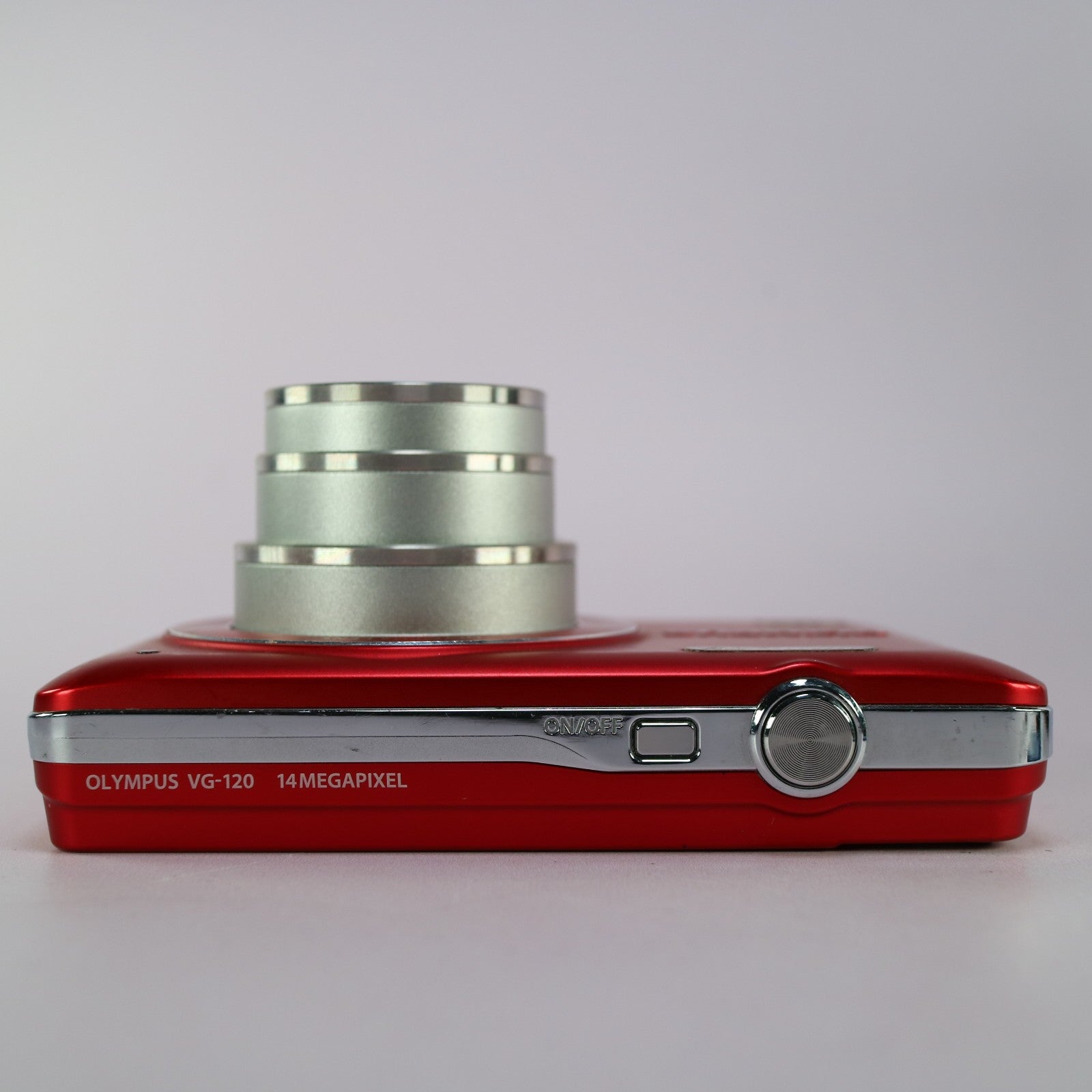 Olympus Digital Camera VG-120 14.0MP Red Tested Full Working Set