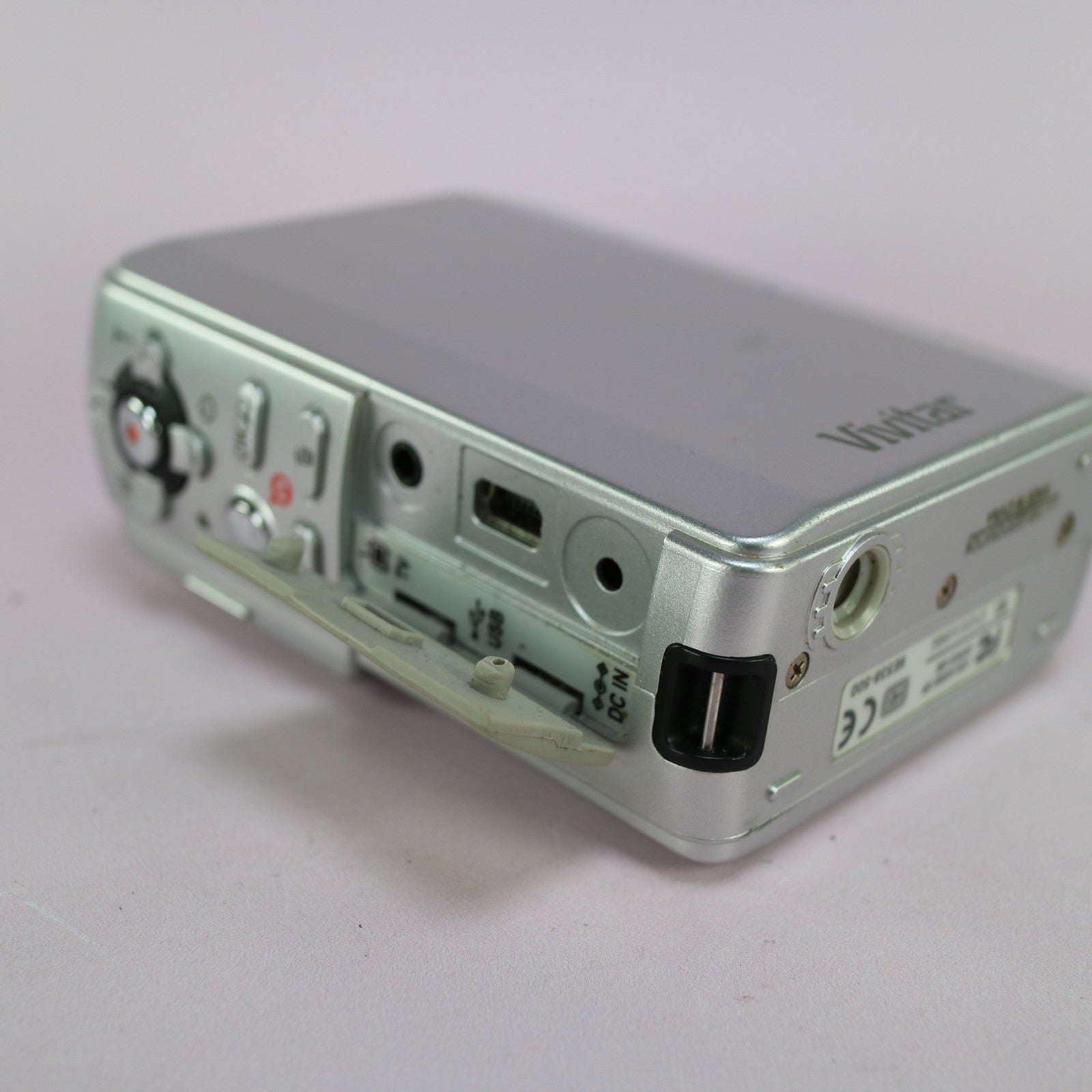 Vivitar DVR-200 2.0MP Compact Digital Video Recorder Silver Tested