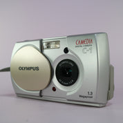 Olympus Digital Camera Camedia C-1 1.3MP Silver Tested With Smartmedia Card