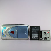 Nikon Digital Camera Coolpix 2500 2.0MP Silver Blue Tested