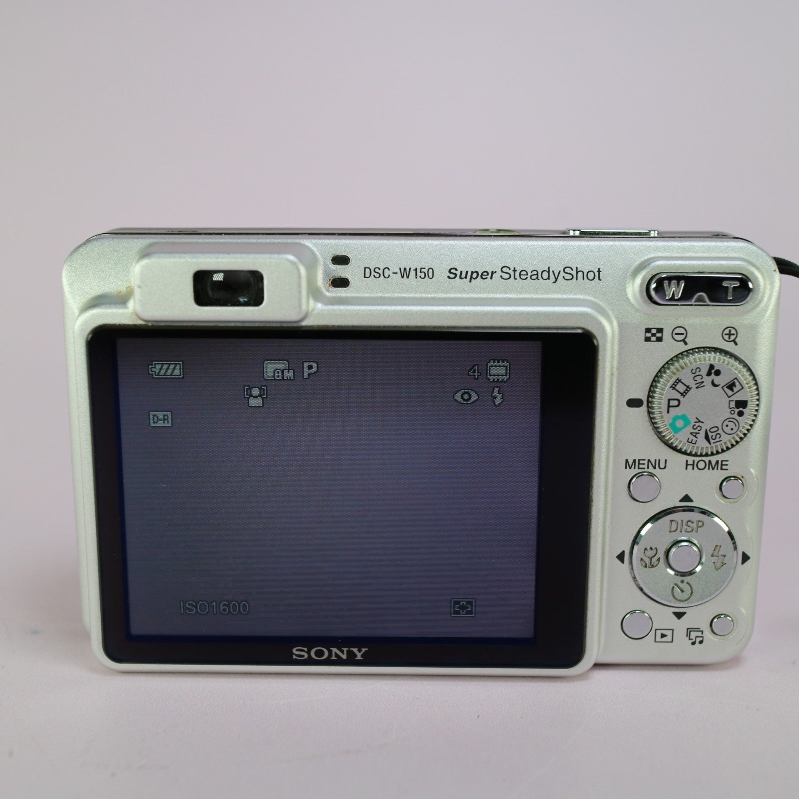 Sony Digital Camera Cyber-shot DSC-W150 8.1MP Silver Tested Full Working Set