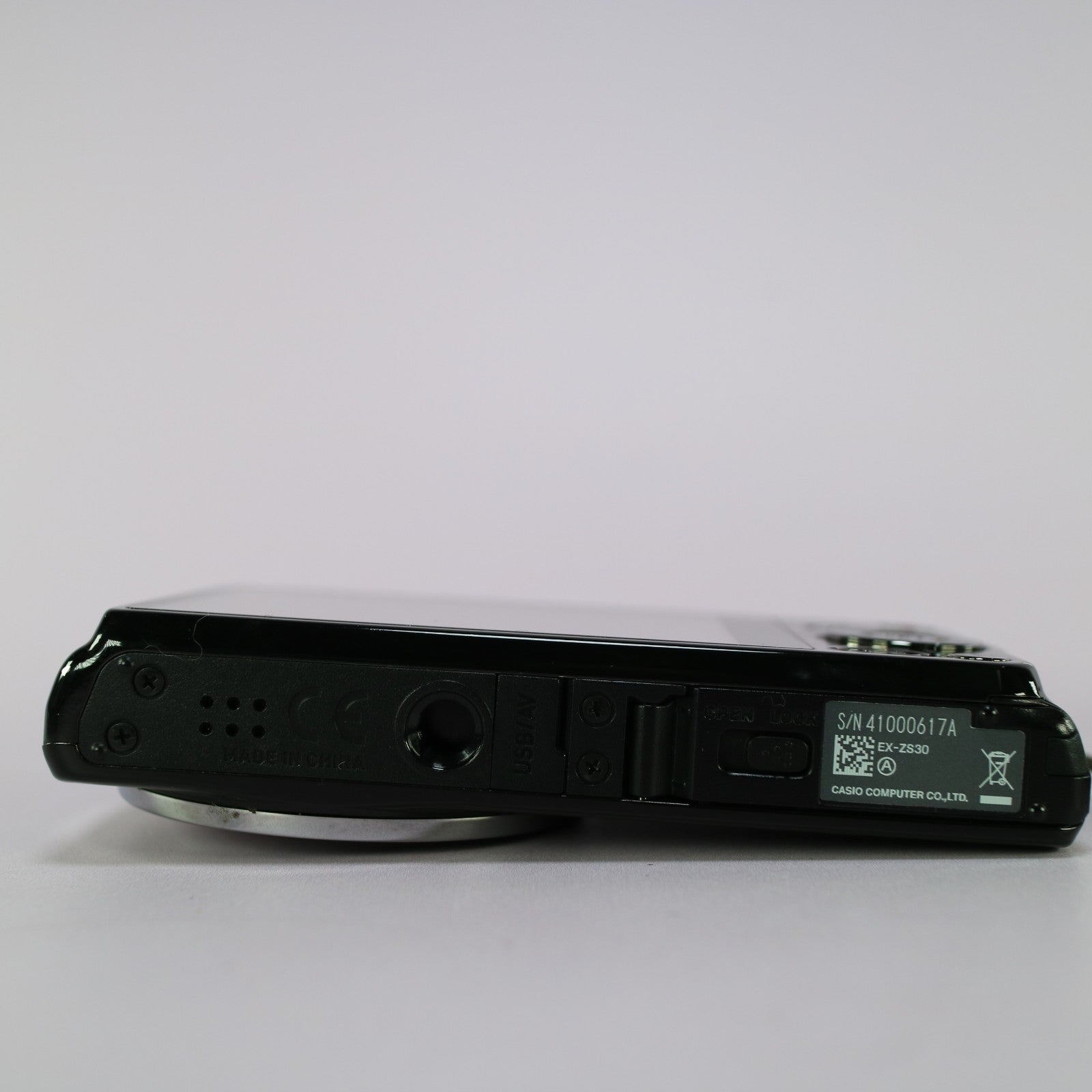 Casio Digital Camera Exilim EX-ZS30 20.1MP Black Tested Full Working Set