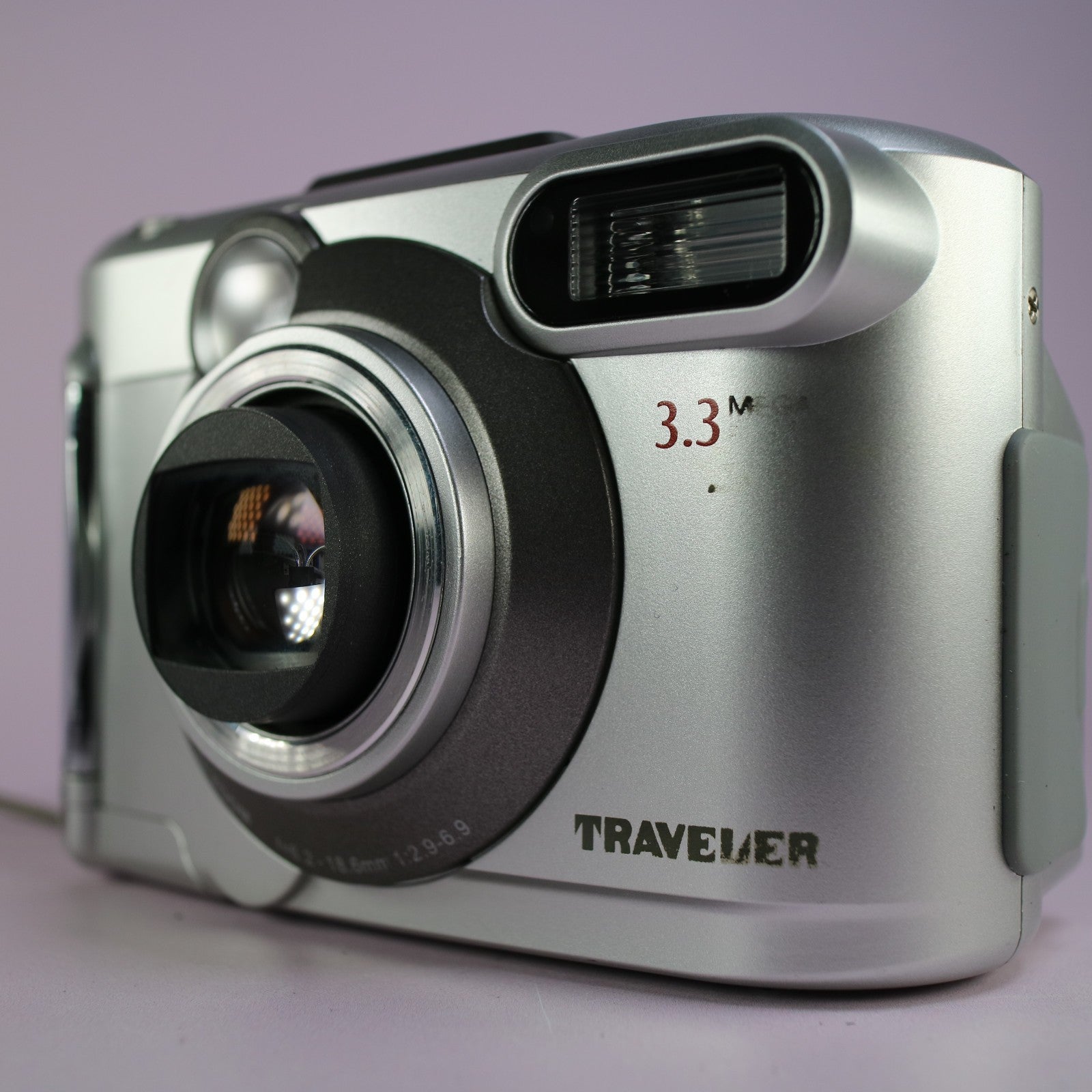 Traveler Digital Camera DC3300 3.3MP Silver Tested