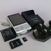 Panasonic Digital Camera Lumix DMC-FX8 5.0MP Silver Tested