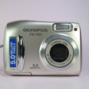 Olympus FE-110 5.0MP Compact Digital Camera Silver Tested