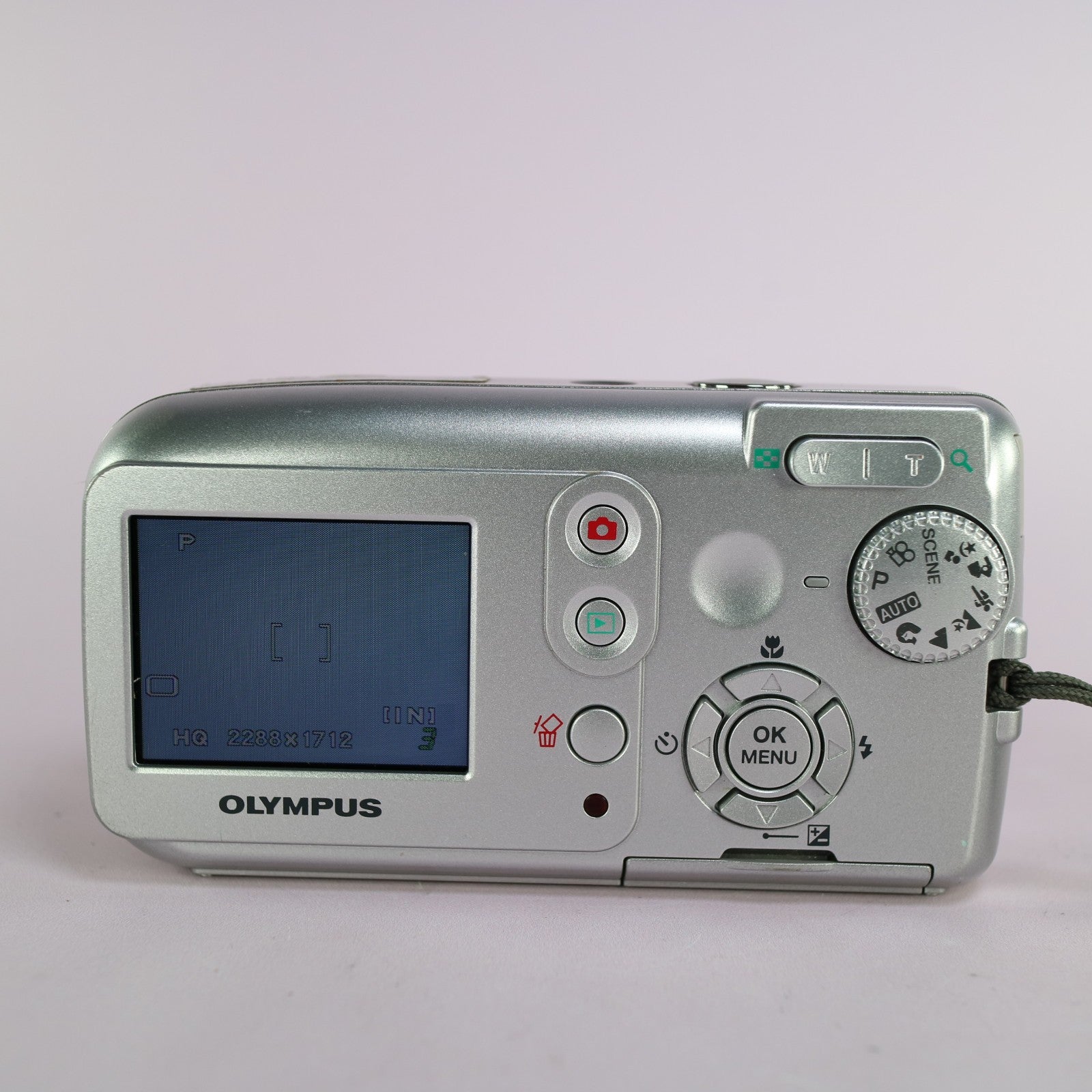 Olympus Digital Camera Camedia D-545 Zoom 4.0MP Silver Tested