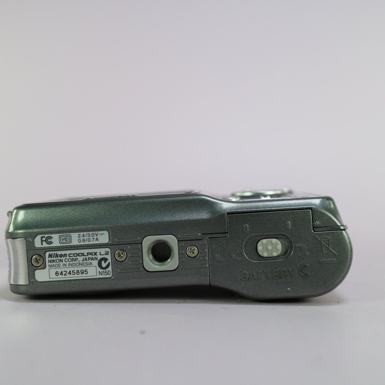 Nikon Digital Camera Coolpix L2 6.0MP Silver Tested