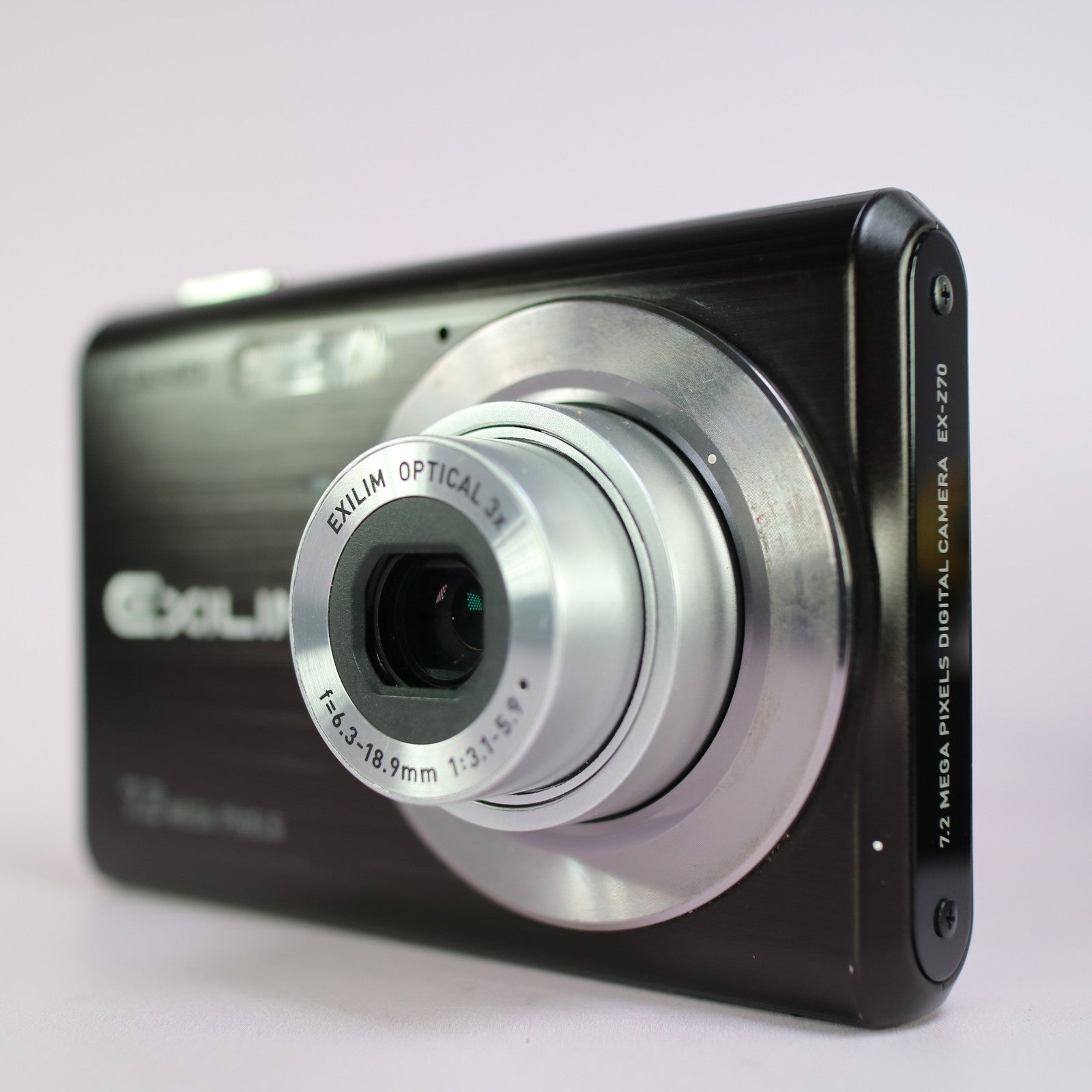 Casio Digital Camera Exilim EX-Z70 7.2MP Black Tested With Full Working Set