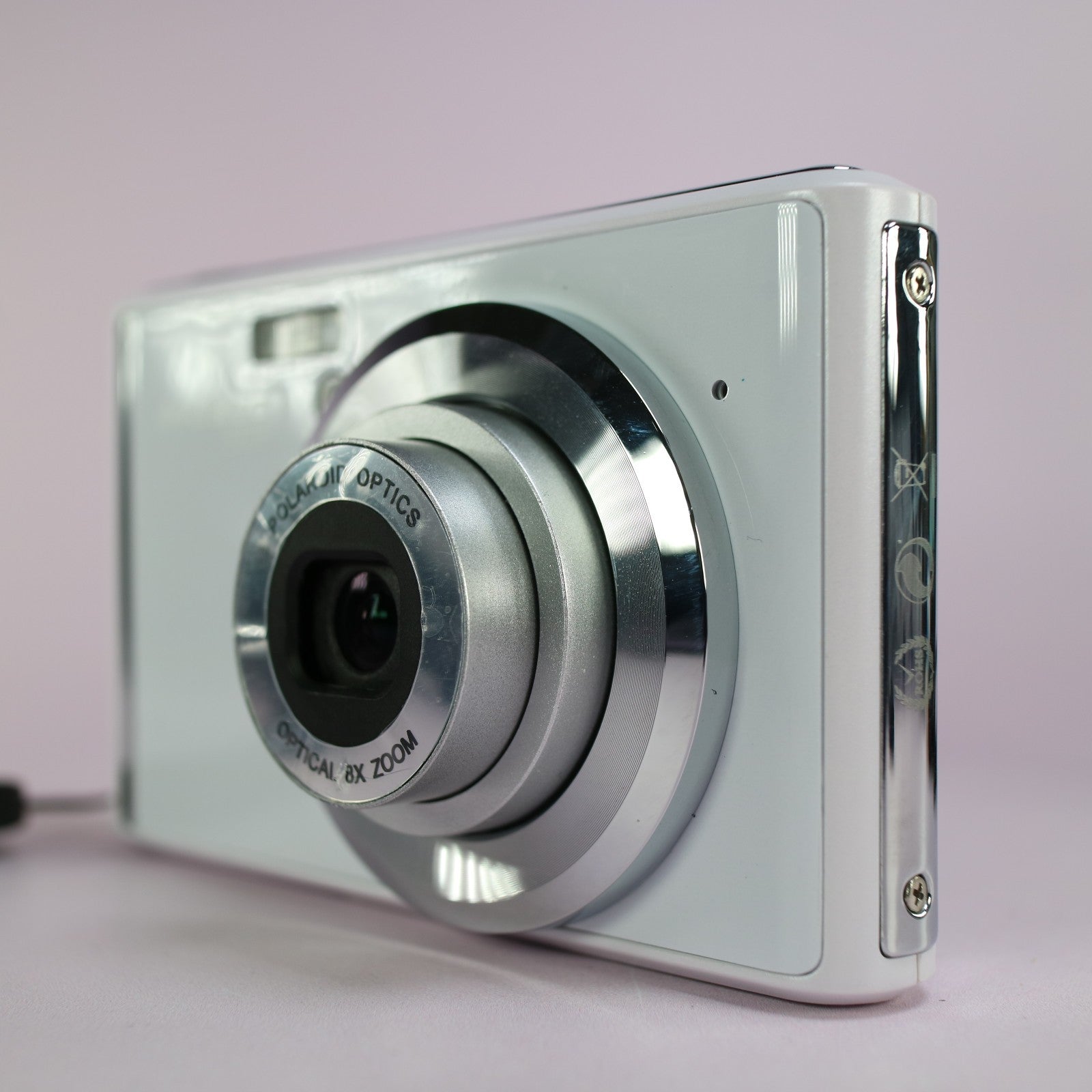 Polaroid Digital Camera iE826 18.1MP White Tested