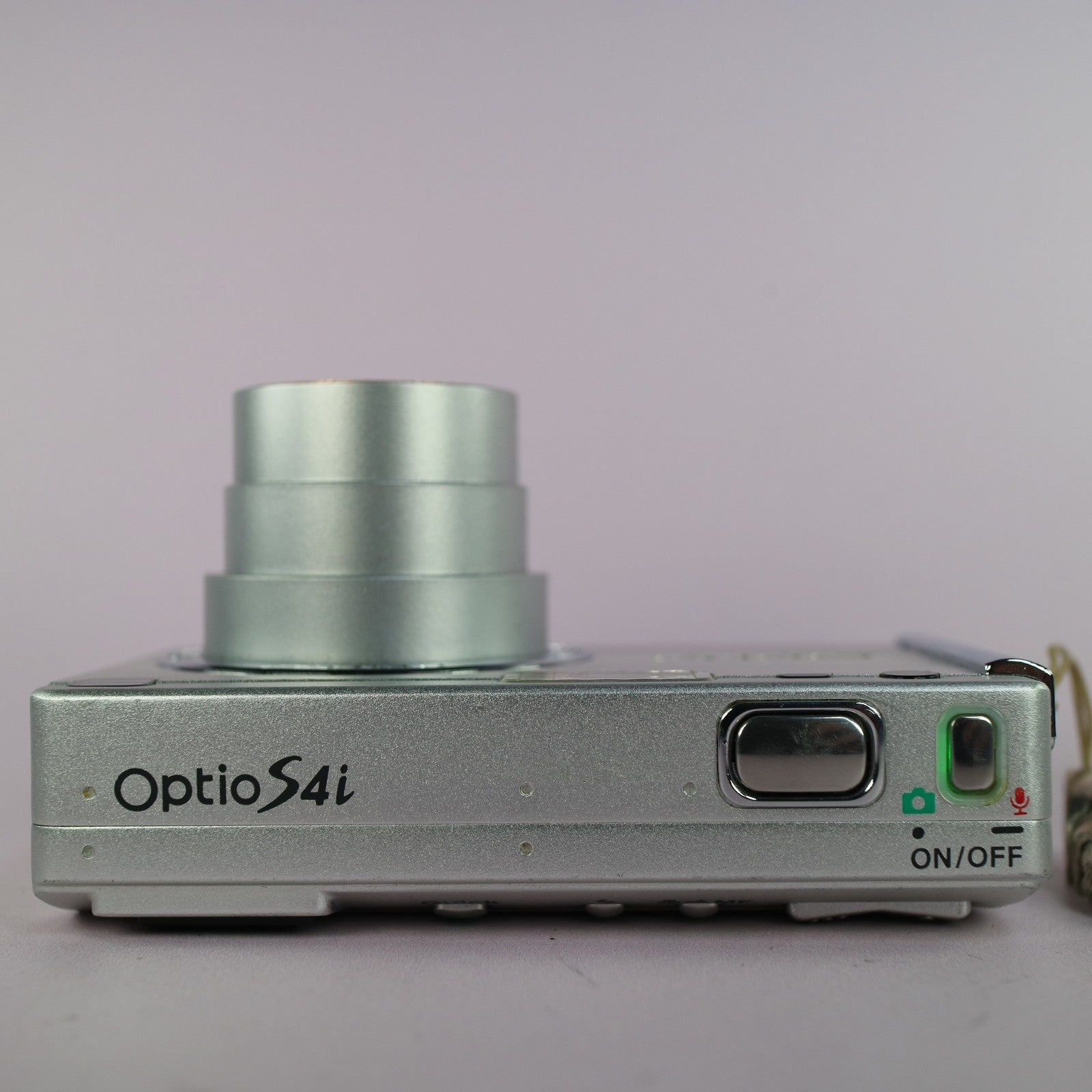 Pentax Digital Camera Optio S4i 4.0MP Silver Tested Full Working Set