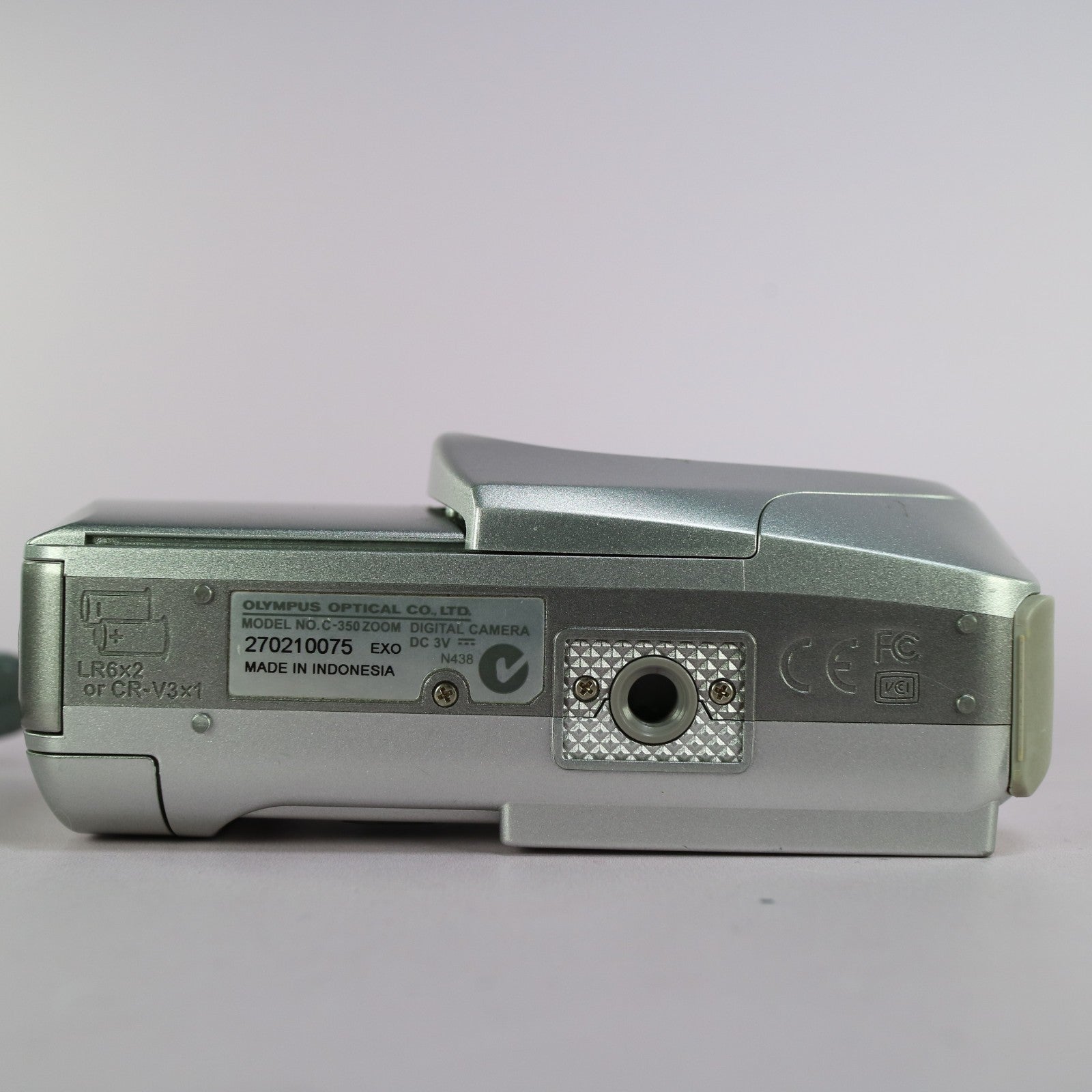 Olympus Digital Camera Camedia C-350 Zoom 3.2MP Silver Tested