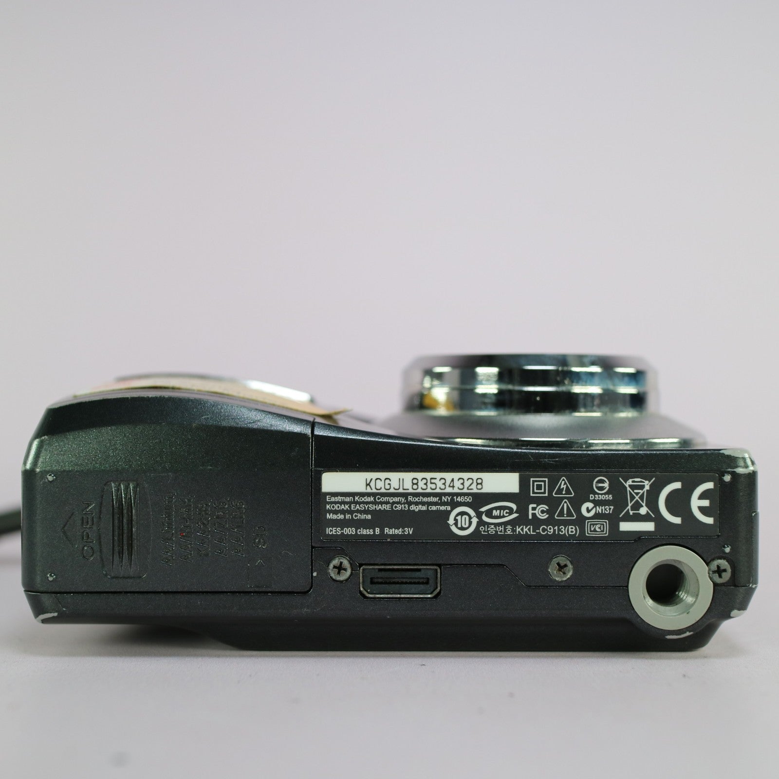 Kodak Digital Camera EasyShare C913 9.0MP Black Tested