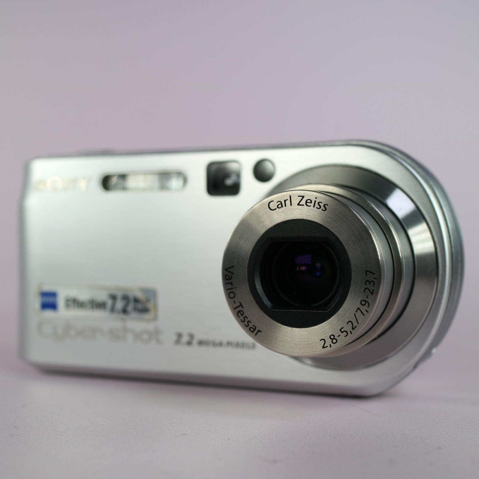 Sony Digital Camera Cybershot DSC-P200 7.2MP Silver Tested Full Set