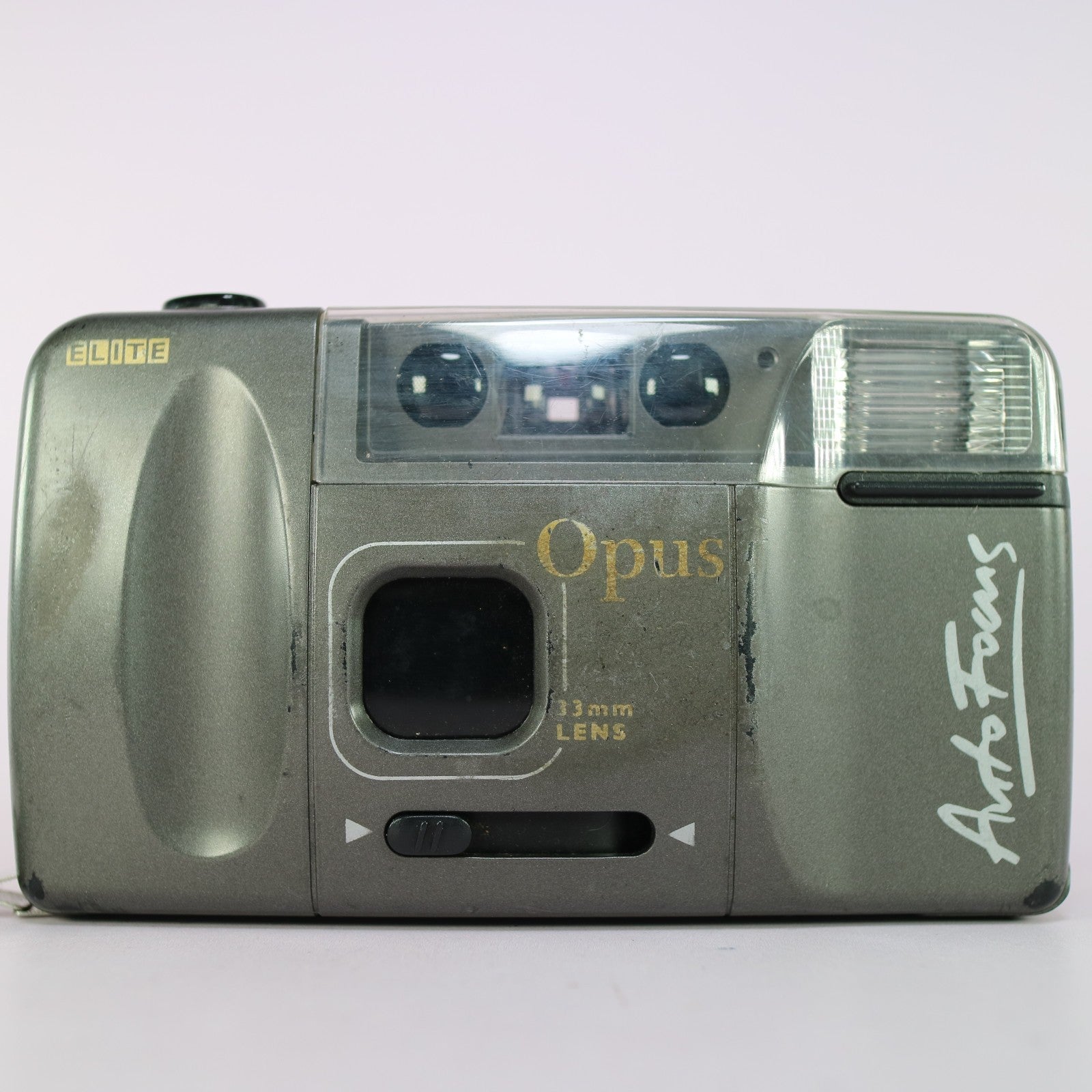 Opus Elite 35mm Film Point and Shoot Camera Silver Tested