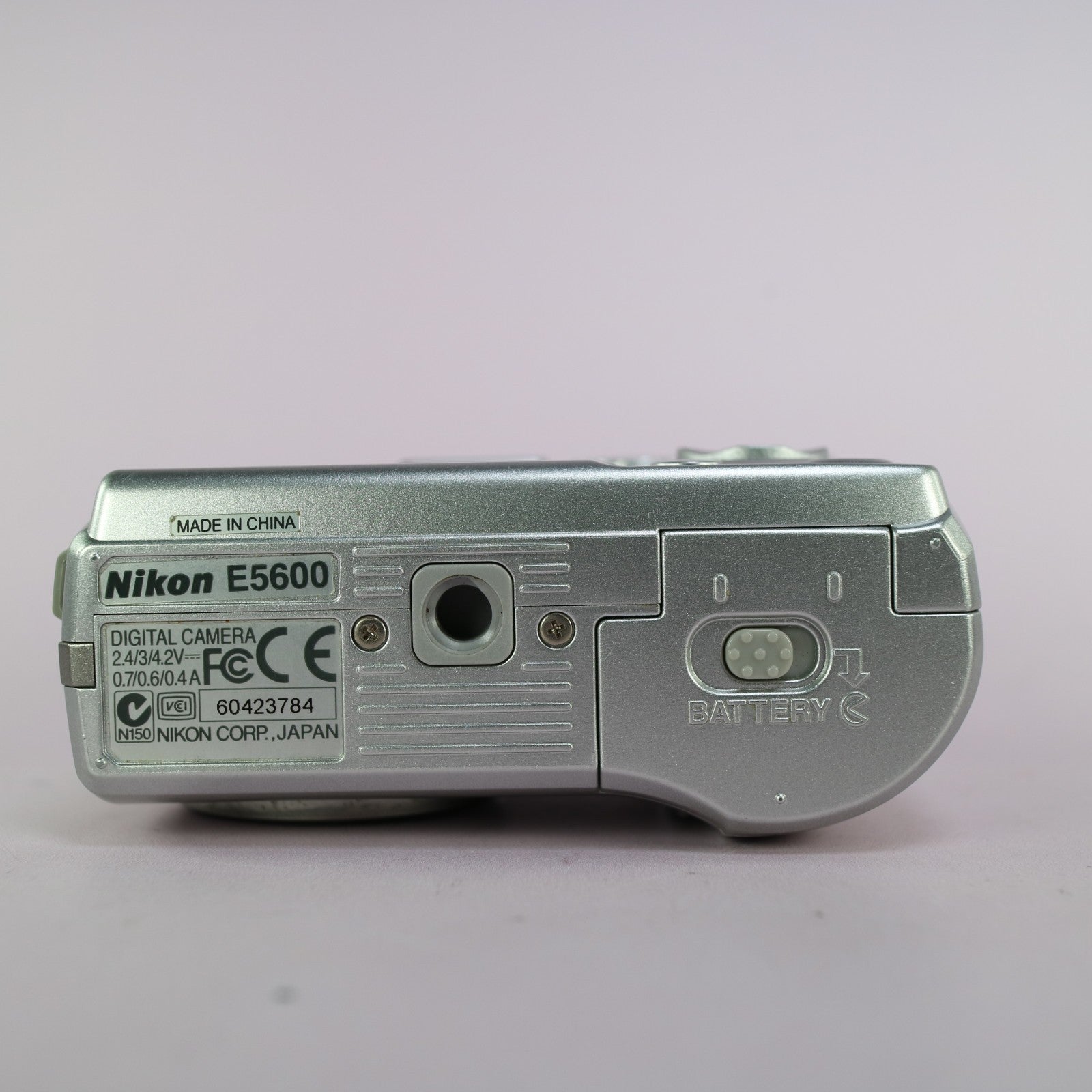 Nikon Digital Camera Coolpix 5600 5.1MP Silver Tested