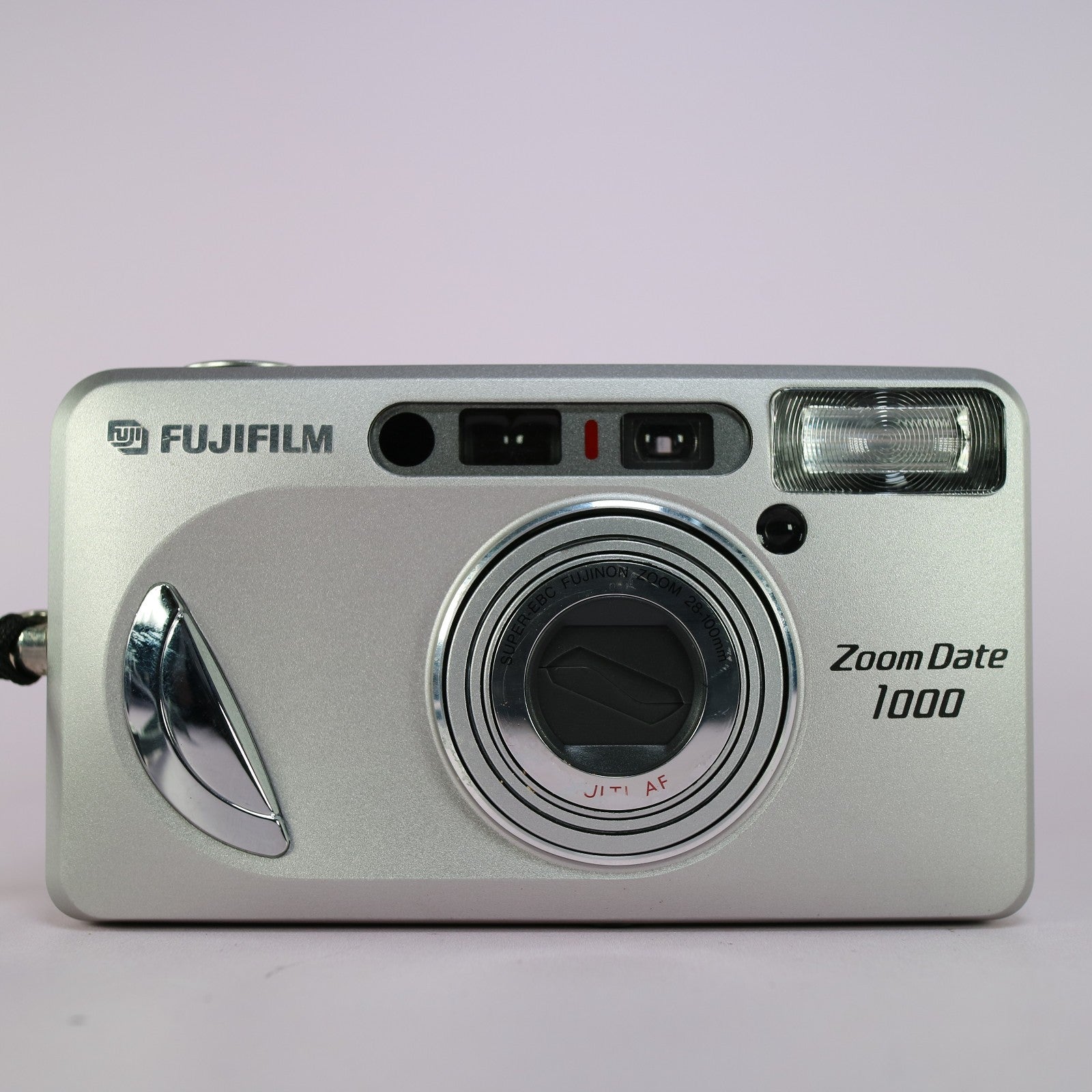 Fujifilm Zoom Date 1000 35mm Film Point and Shoot Camera Silver Tested