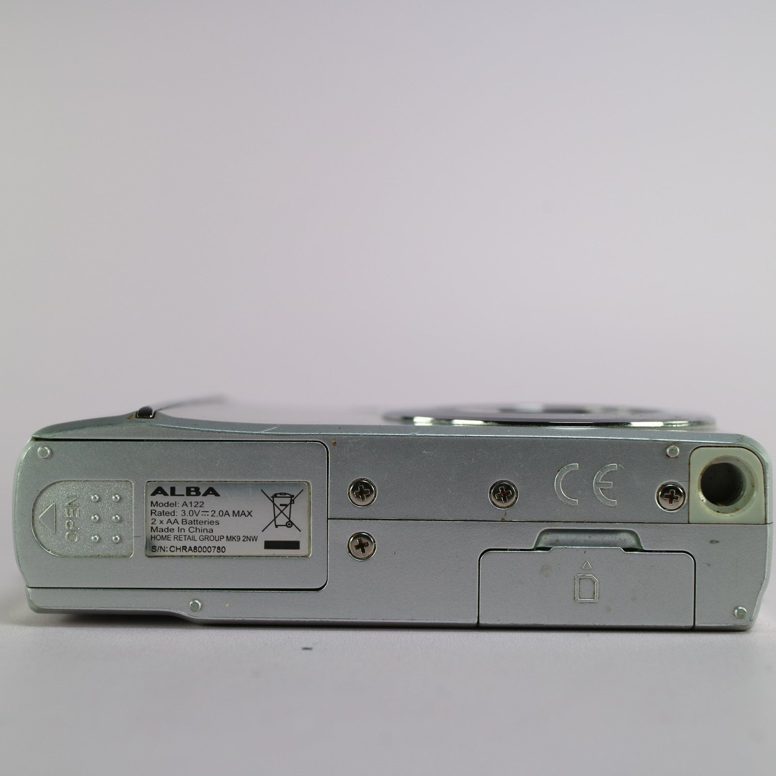 Alba A122 12.0MP Compact Digital Camera Silver Tested