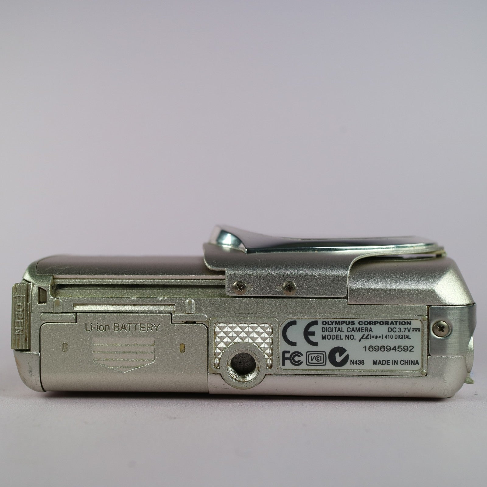 Olympus Digital Camera Mju 410 4.0MP Silver Tested
