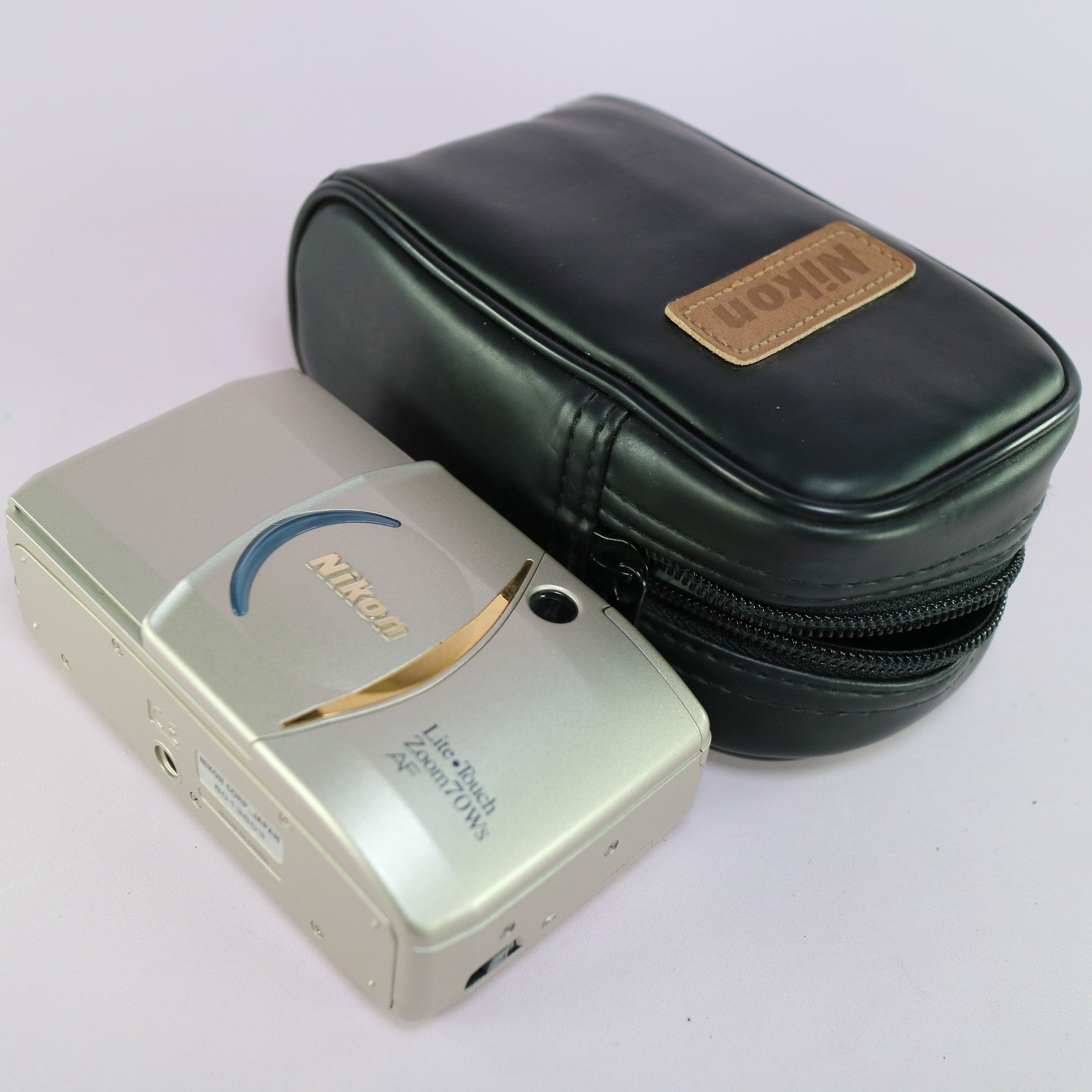 Nikon Lite Touch Zoom 70WS 35mm Film Point And Shoot Camera Silver Tested