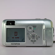 Olympus Digital Camera Camedia C-460 Zoom Del Sol 4.0MP Silver Tested