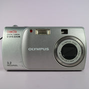 Olympus Digital Camera Camedia C-310 Zoom 3.2MP Silver Tested