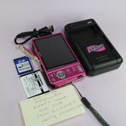 Olympus Digital Camera VG-130 14.0MP Pink Tested Full Working Set