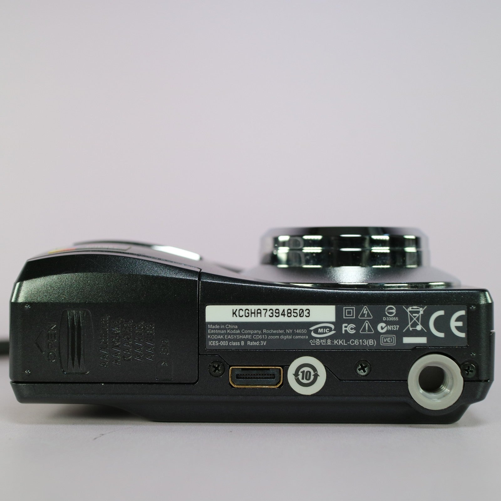 Kodak Digital Camera EasyShare C613 6.0MP Black Tested