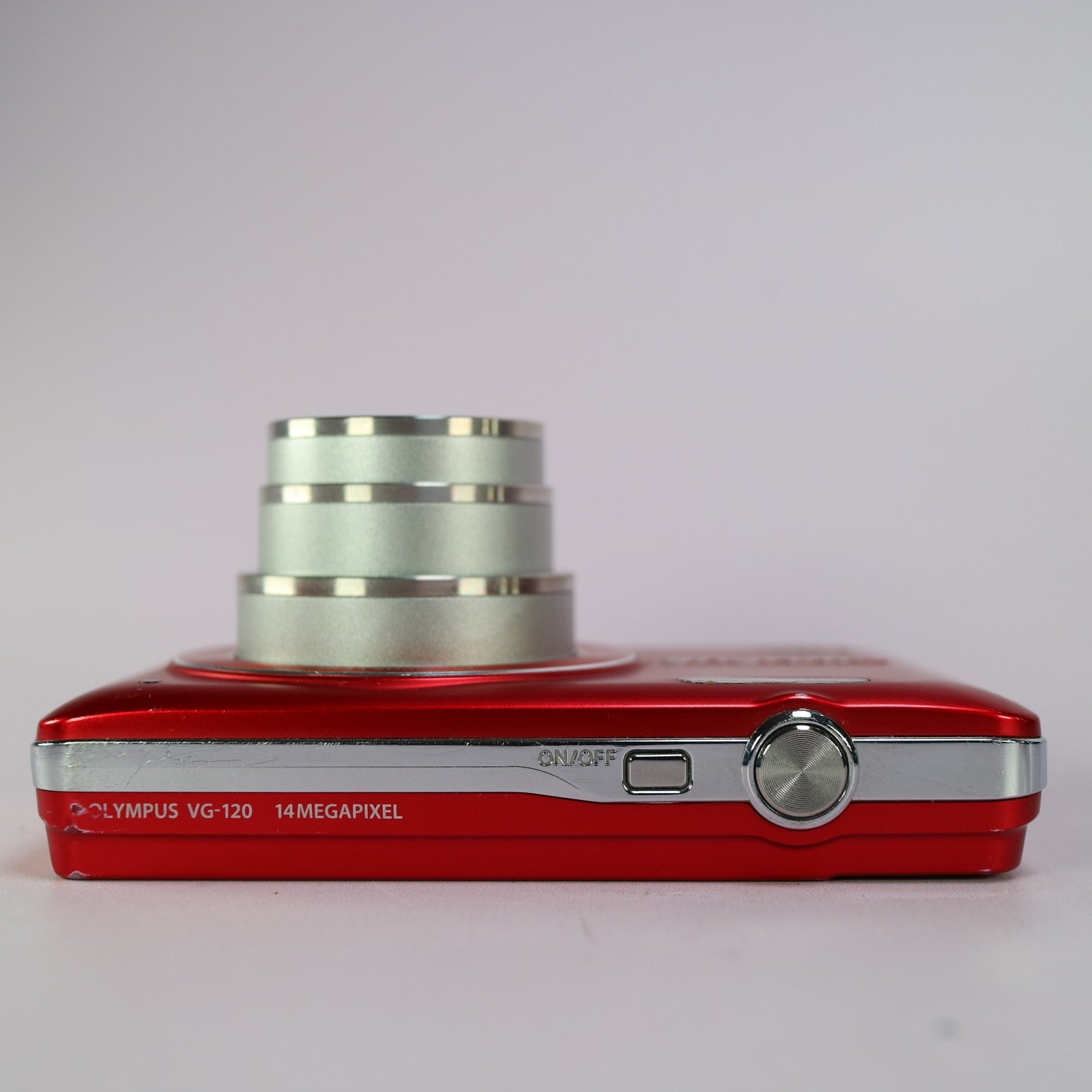 Olympus Digital Camera VG-120 14.0MP Red Tested Full Working Set