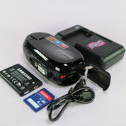 Samsung SMX-C19BP Handheld Camcorder Black Tested Full Working Set