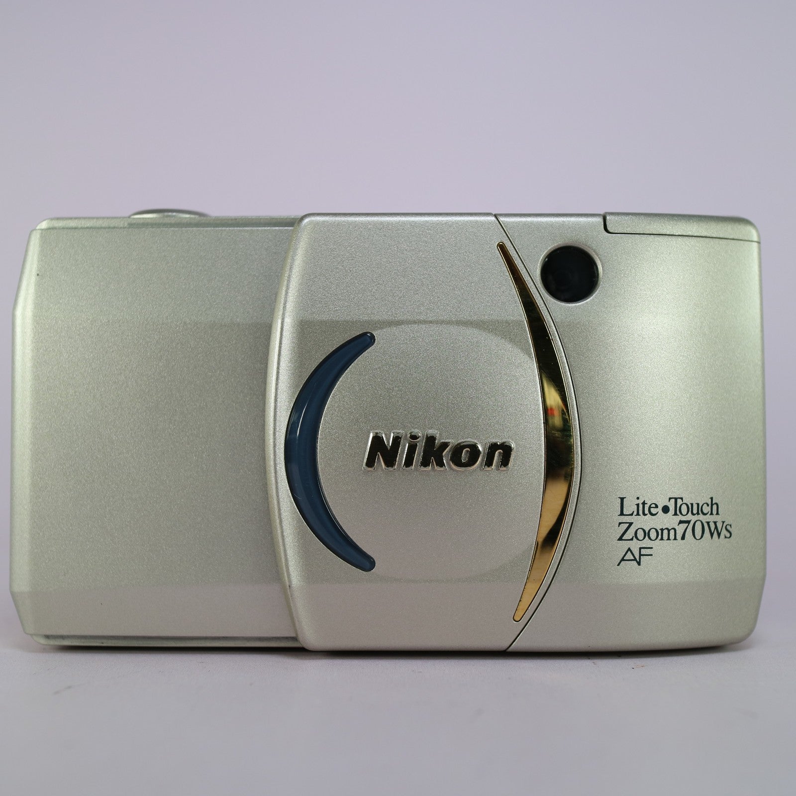 Nikon Lite Touch Zoom 70WS 35mm Film Point And Shoot Camera Silver Tested