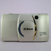 Nikon Lite Touch Zoom 70WS 35mm Film Point And Shoot Camera Silver Tested