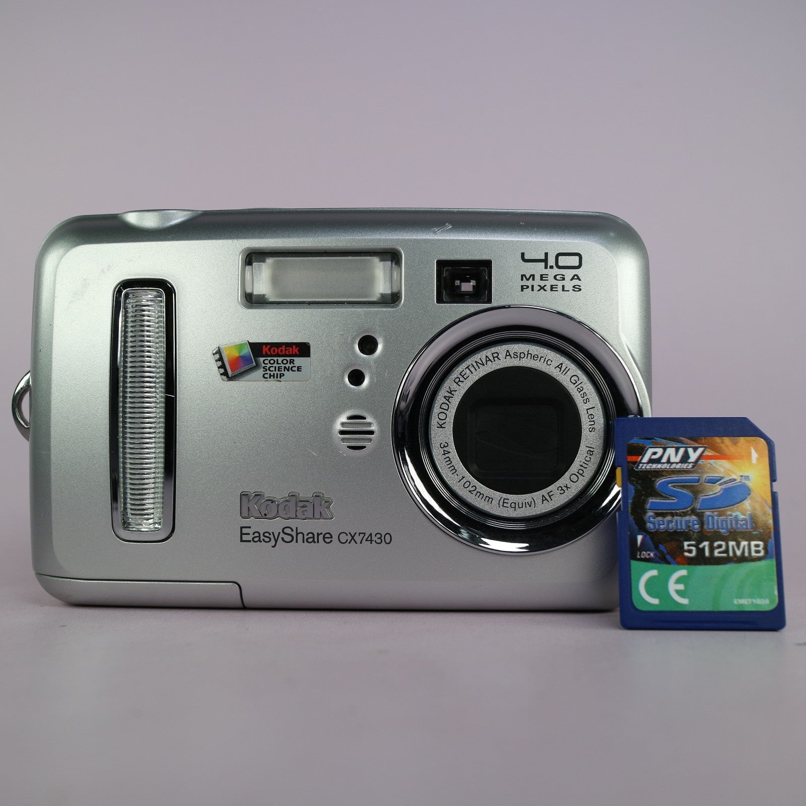 Kodak Digital Camera EasyShare CX7430 4.0MP Silver Tested