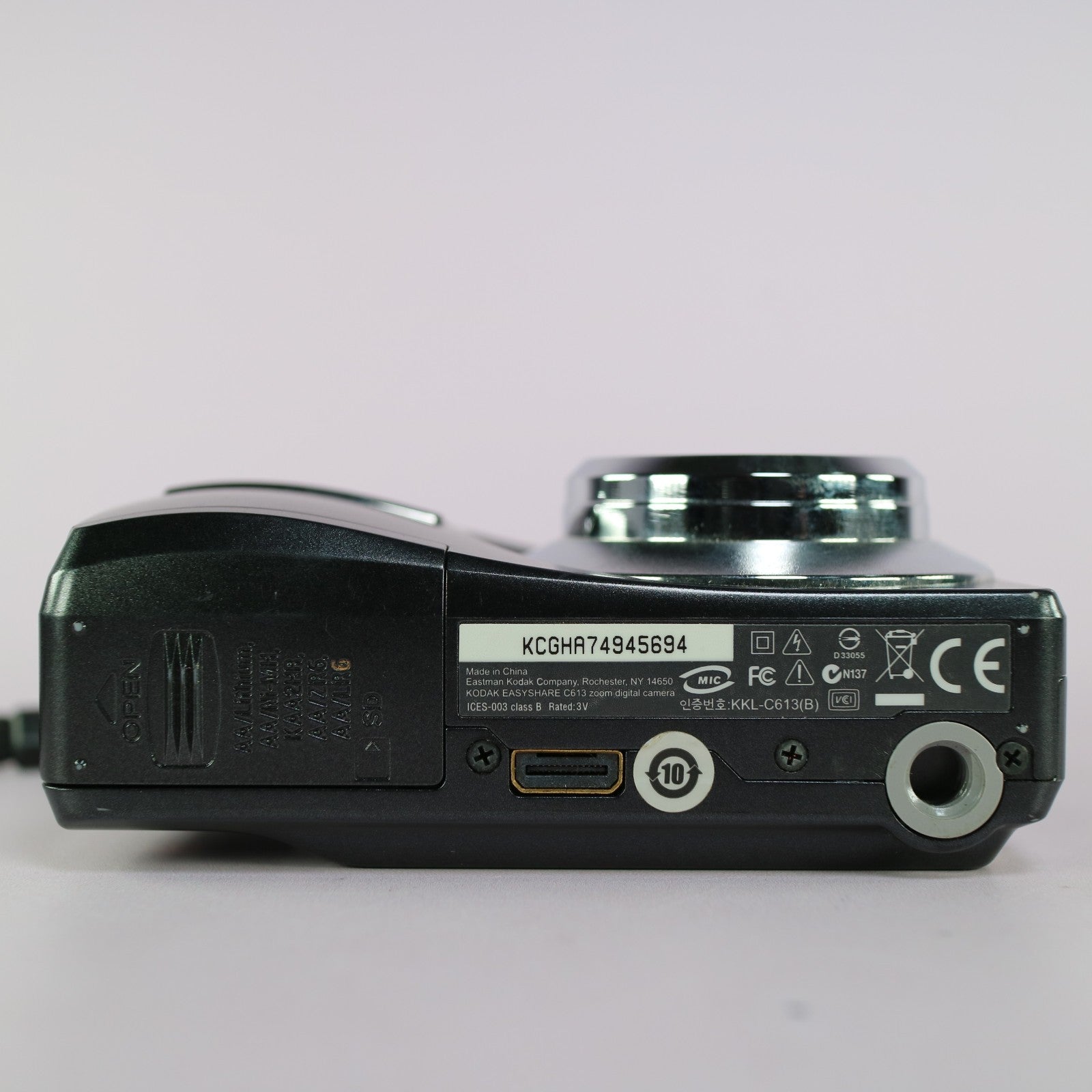 Kodak Digital Camera EasyShare C613 6.0MP Black Tested