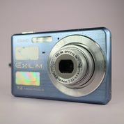 Casio Digital Camera Exilim EX-Z77 7.2MP Blue Tested With Full Working Set