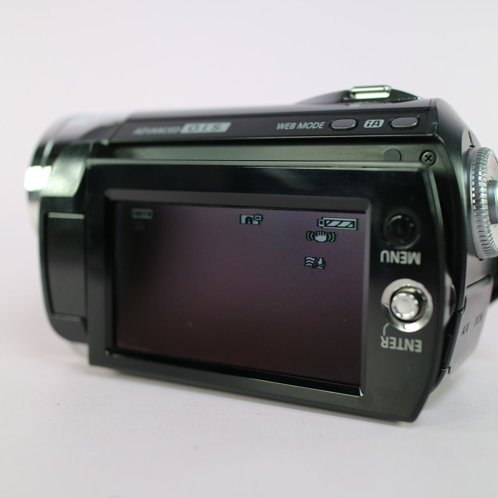 Panasonic SDR-S26 Handheld Digital Camcorder Black Tested Full Working Set