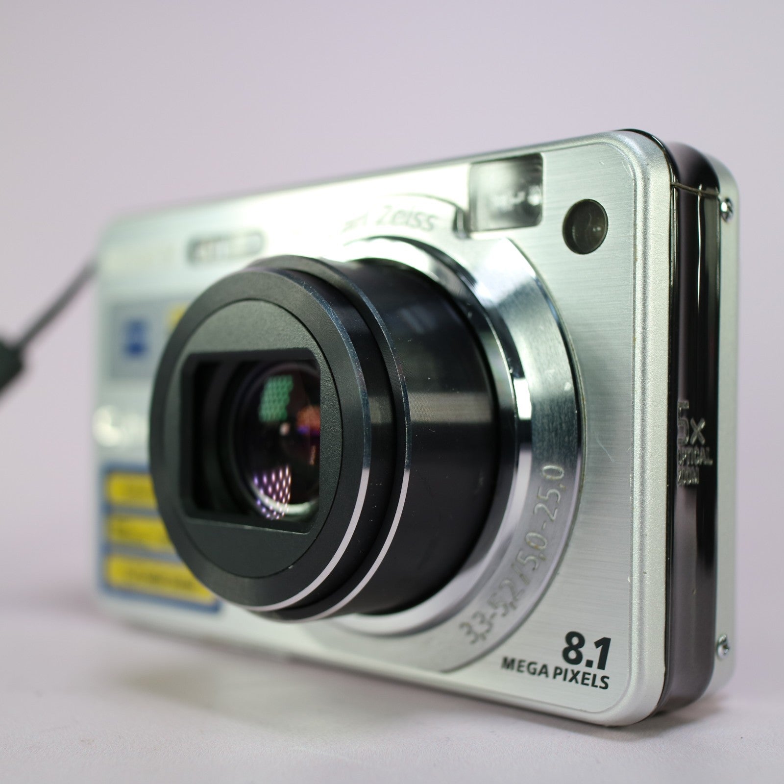 Sony Digital Camera Cyber-shot DSC-W150 8.1MP Silver Tested Full Working Set