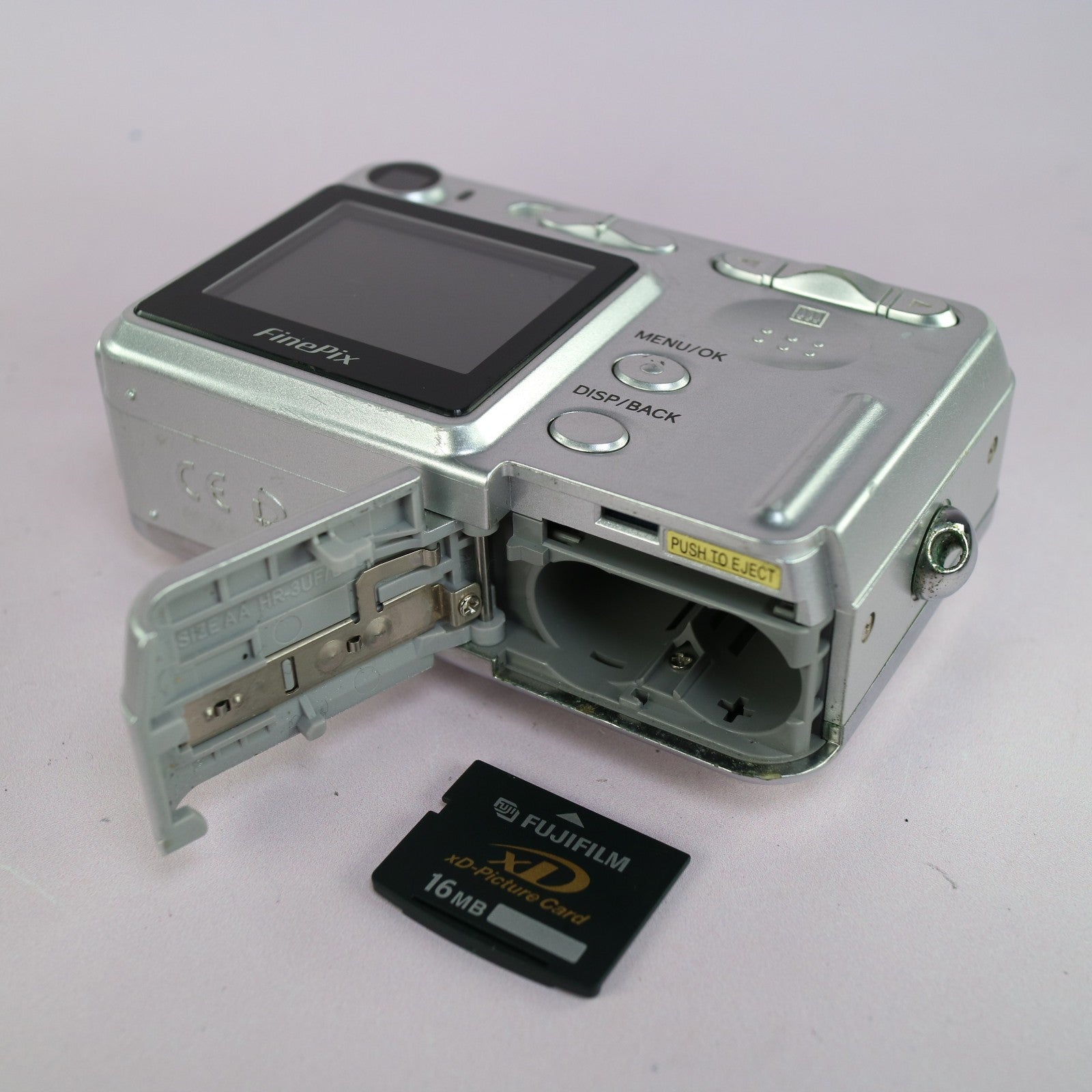 Fujifilm Digital Camera FinePix A350 5.2MP Silver Tested With xD Card