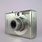 Canon Digital Camera IXUS 40 4.0MP Silver Tested Full Working Set