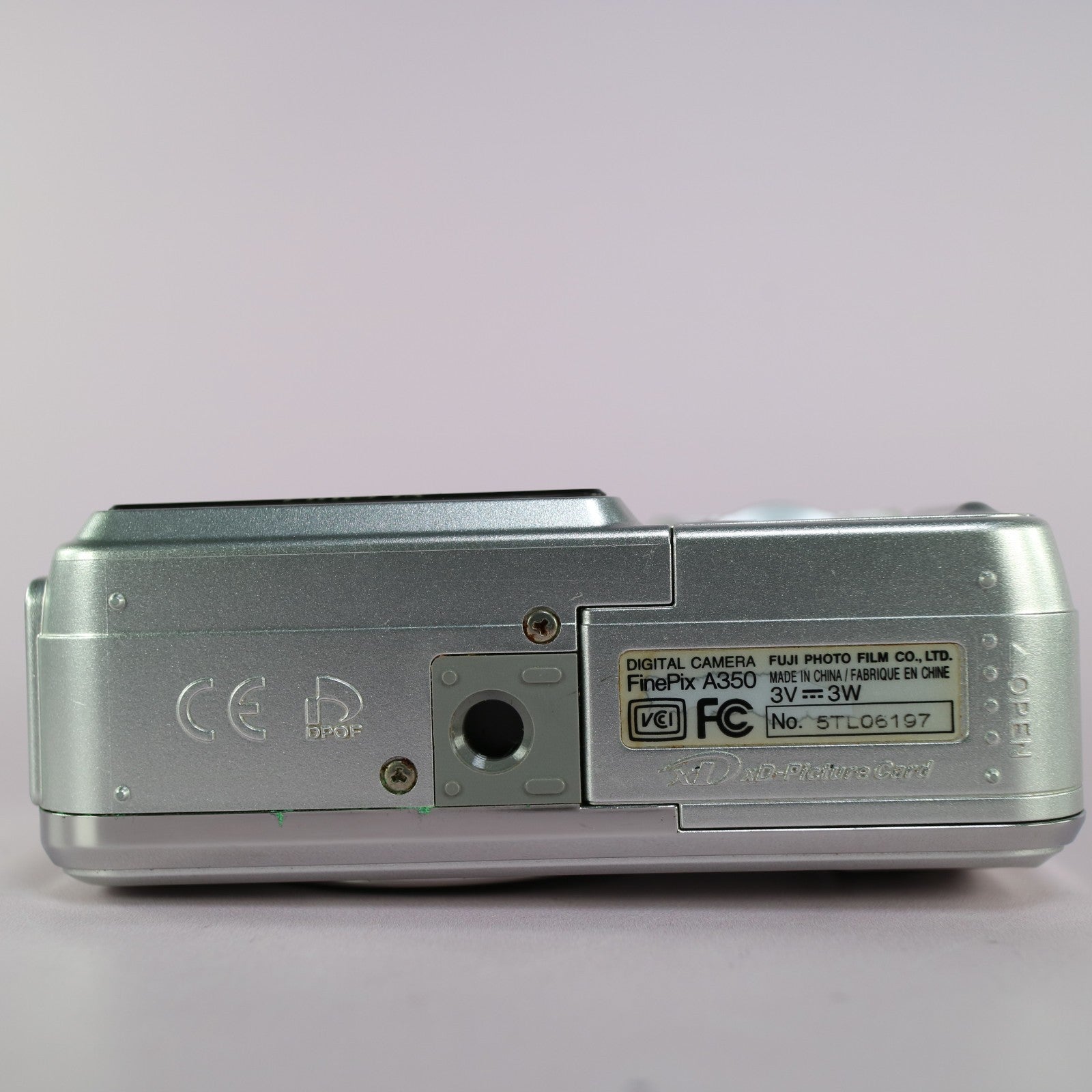 Fujifilm Digital Camera FinePix A350 5.2MP Silver Tested With xD Card
