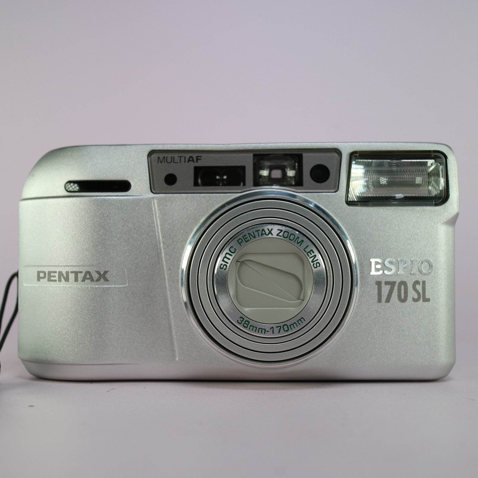 Pentax Espio 170 SL 35mm Film Point and Shoot Camera Silver Tested