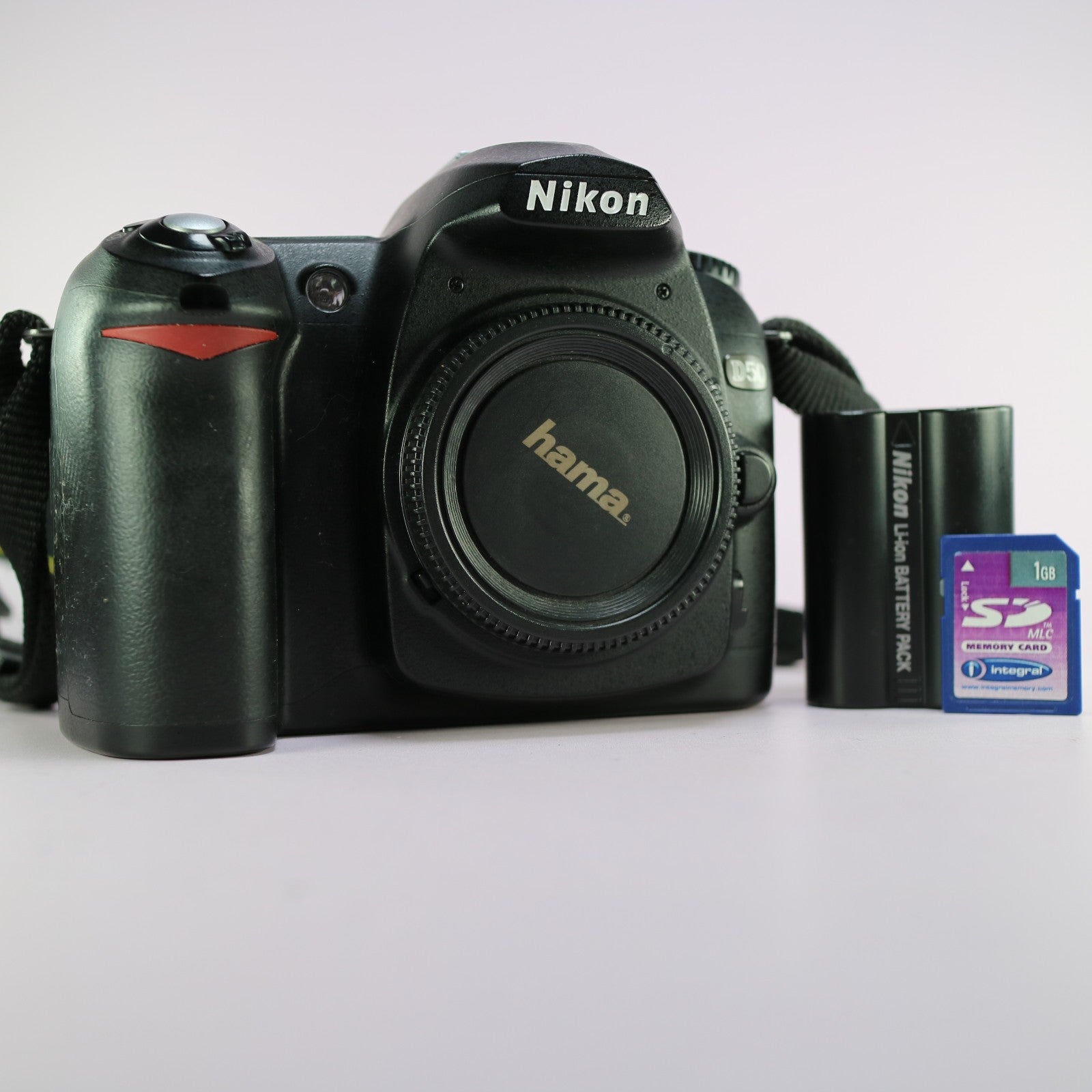 Nikon Digital SLR D50 6.1MP Black Body Only Tested 3130 Actuations