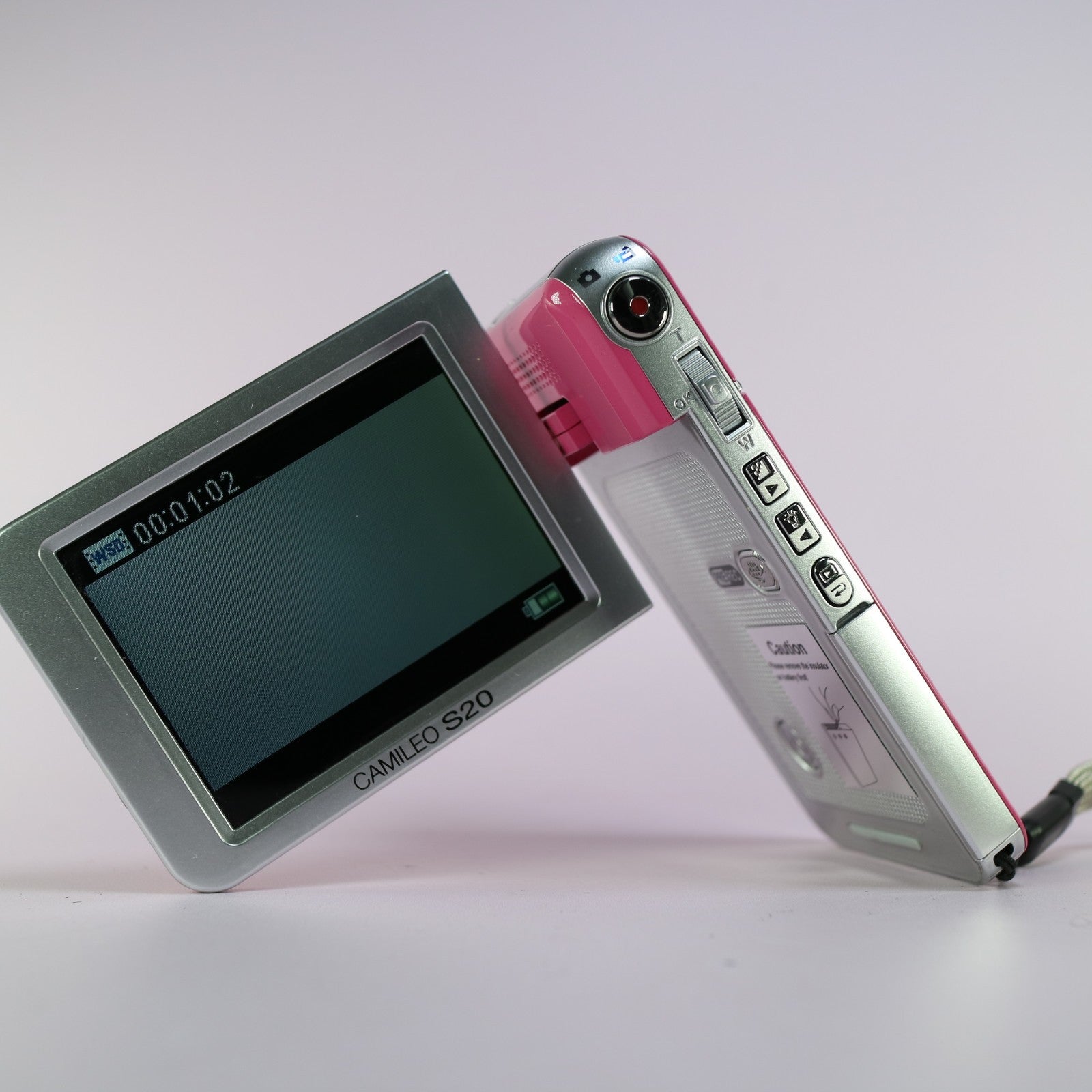 Toshiba Camileo S20 Compact HD Video Camcorder Pink Tested Full Working Set