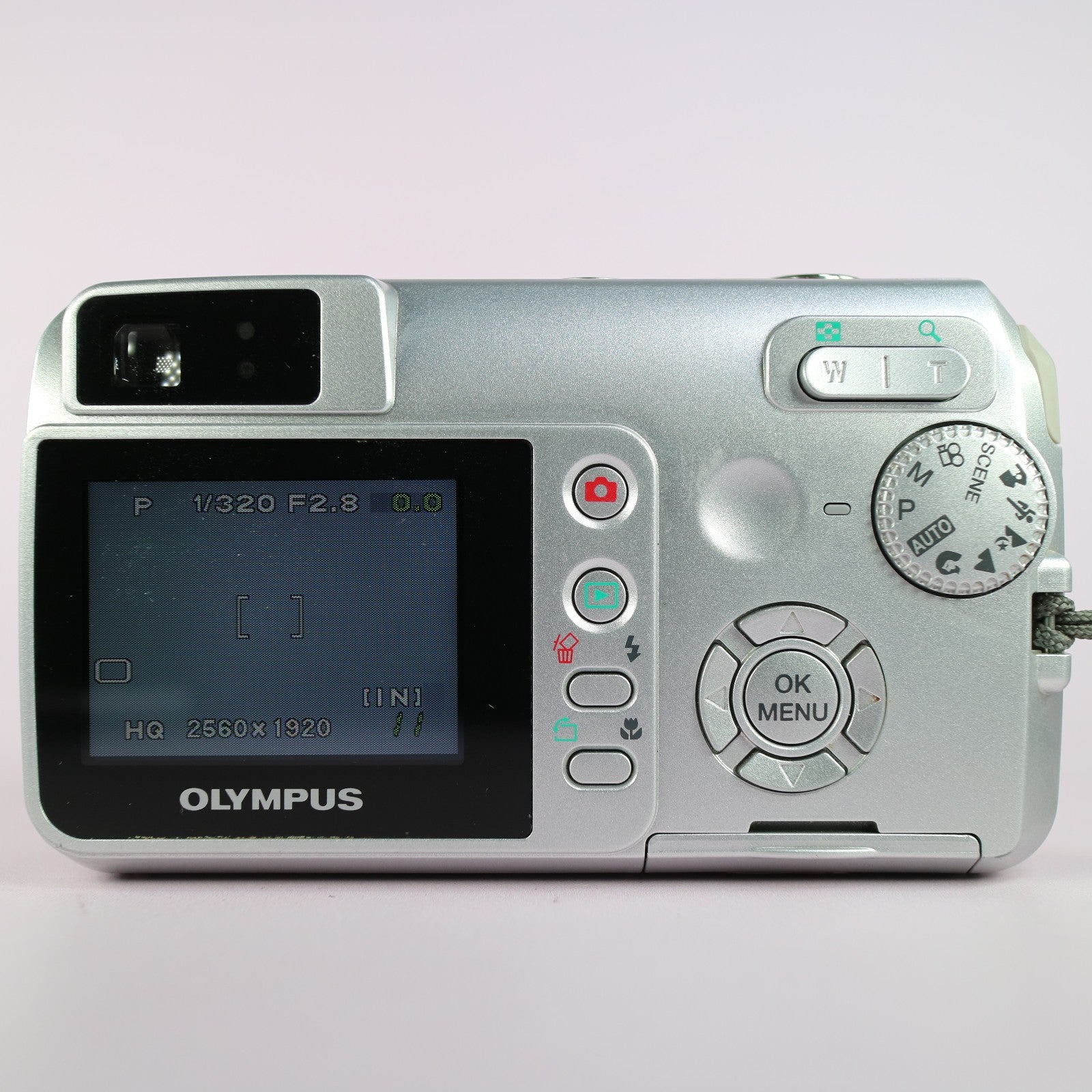 Olympus Digital Camera Camedia C-500 Zoom 5.0MP Silver Tested