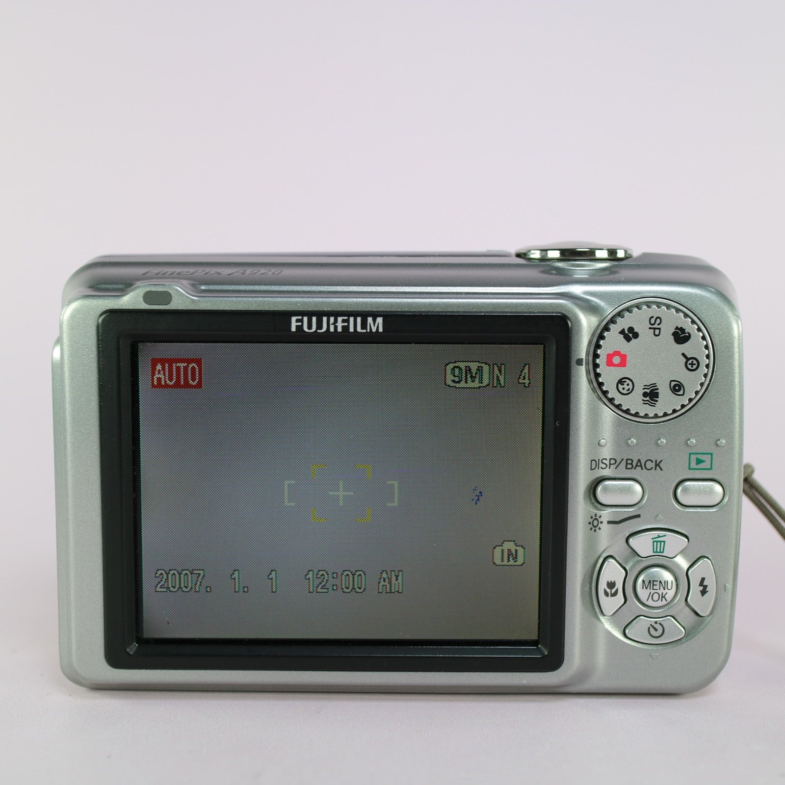 Fujifilm Digital Camera FinePix A920 9.0MP Silver Tested *Read*