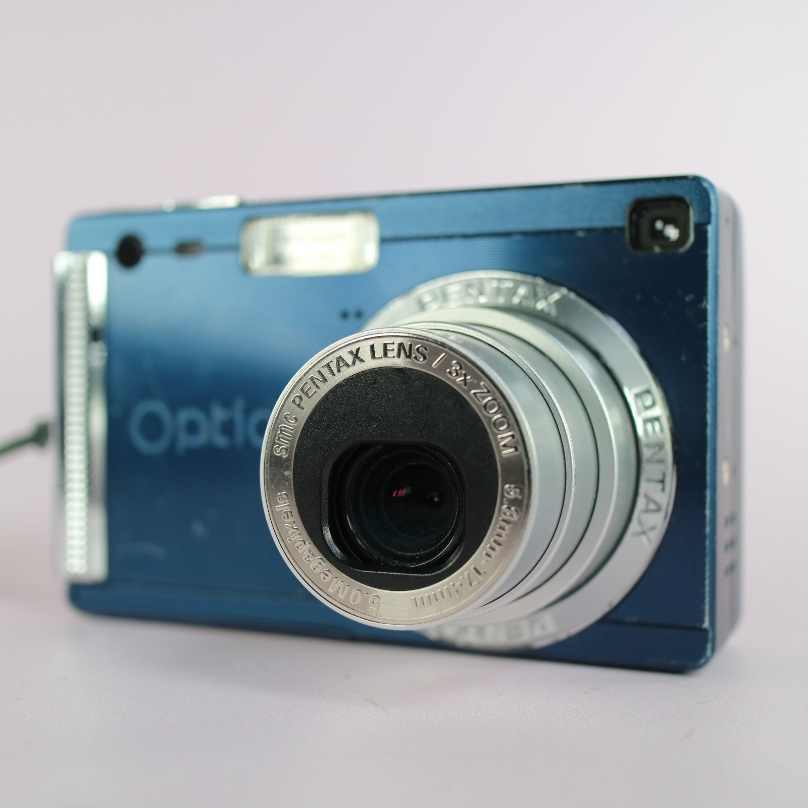 Pentax Digital Camera Optio S5i 5.0MP Blue Tested Full Working Set
