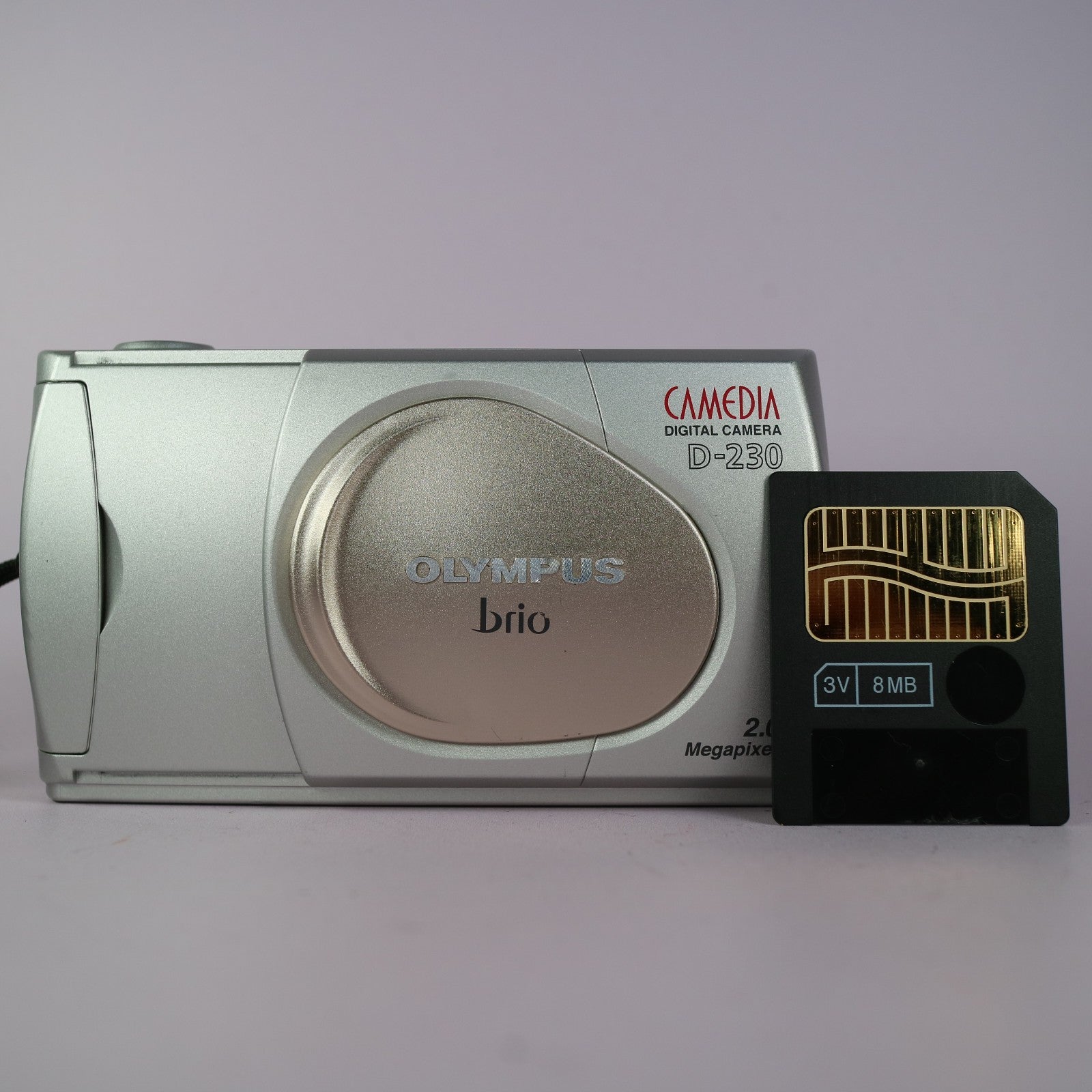 Olympus Digital Camera Camedia Brio D-230 2.0MP Silver Tested With SM Card